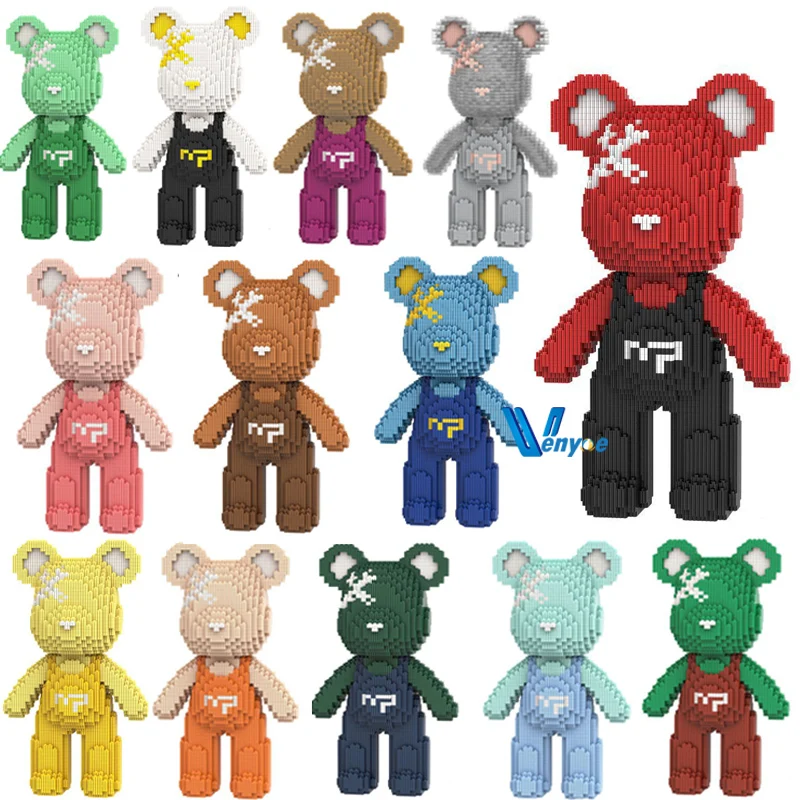 Spicy Food Snacks - Colourful Star Bear Mini Building Block