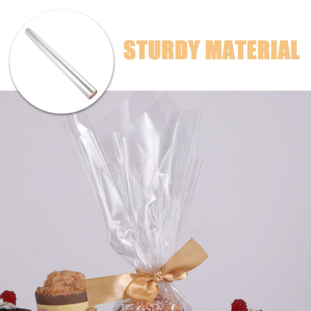 2 Rolls Transparent Flower Wra - Snacks Food Gift Baskets review and price