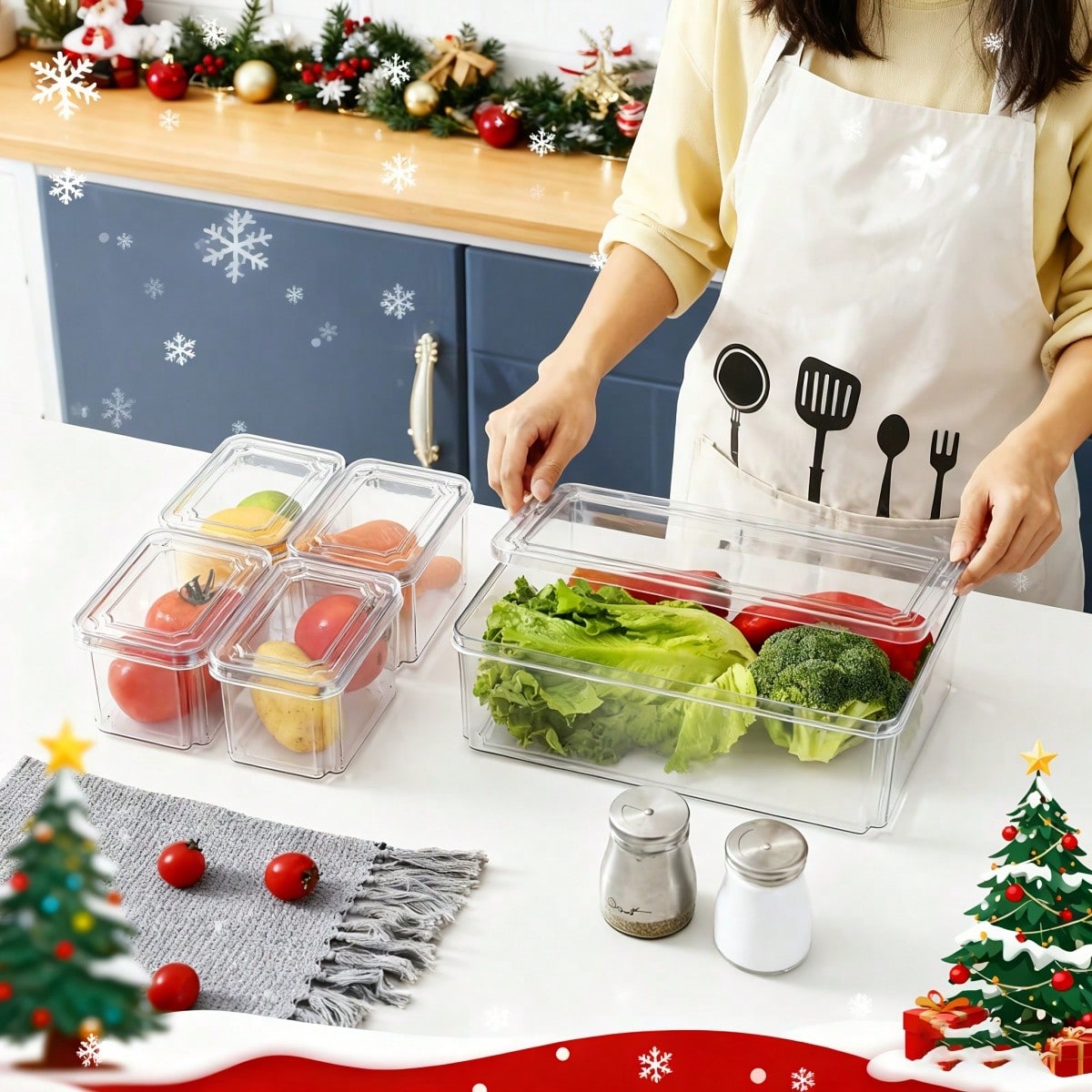 7/14 Pack Stackable Fridge Org - Food Snacks Gifts review and price