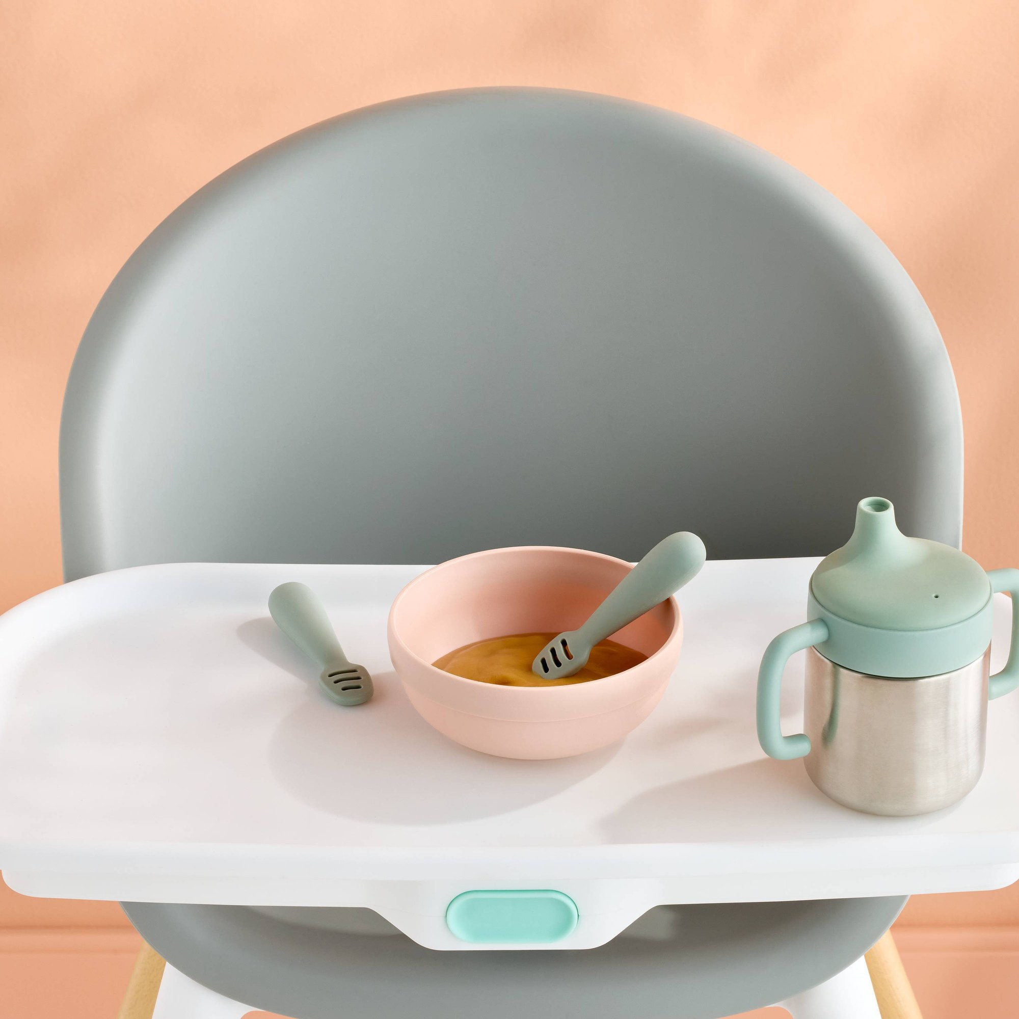 2pcs Green Baby Dipping Spoons - Food Snacks That Are Green review and price