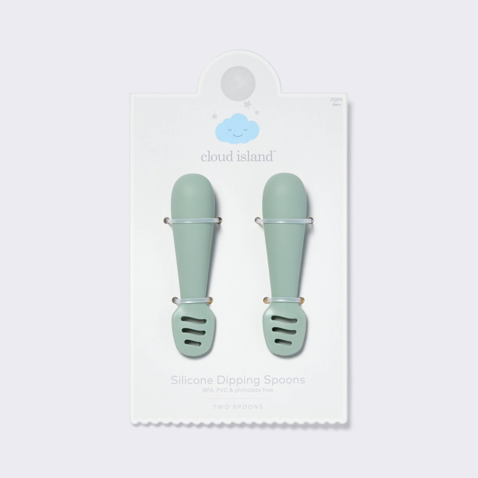 2pcs Green Baby Dipping Spoons - Food Snacks That Are Green review and price