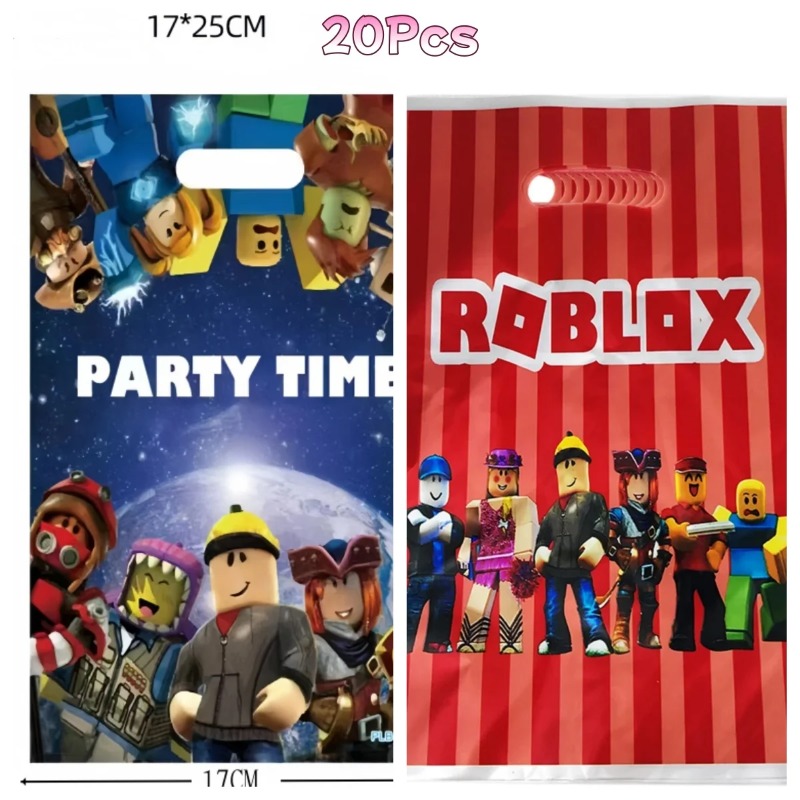Cartoon 20Pcs Roblox Gift Bags - Spicy Food Snacks review and price