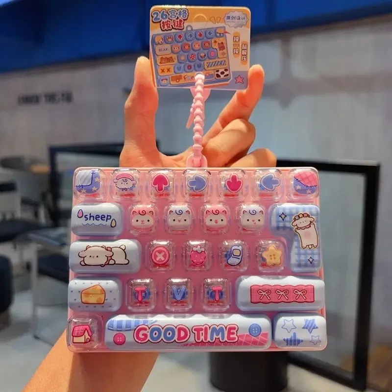 ~~Candy Color Keycap Keychain  - Spicy Food Snacks review and price