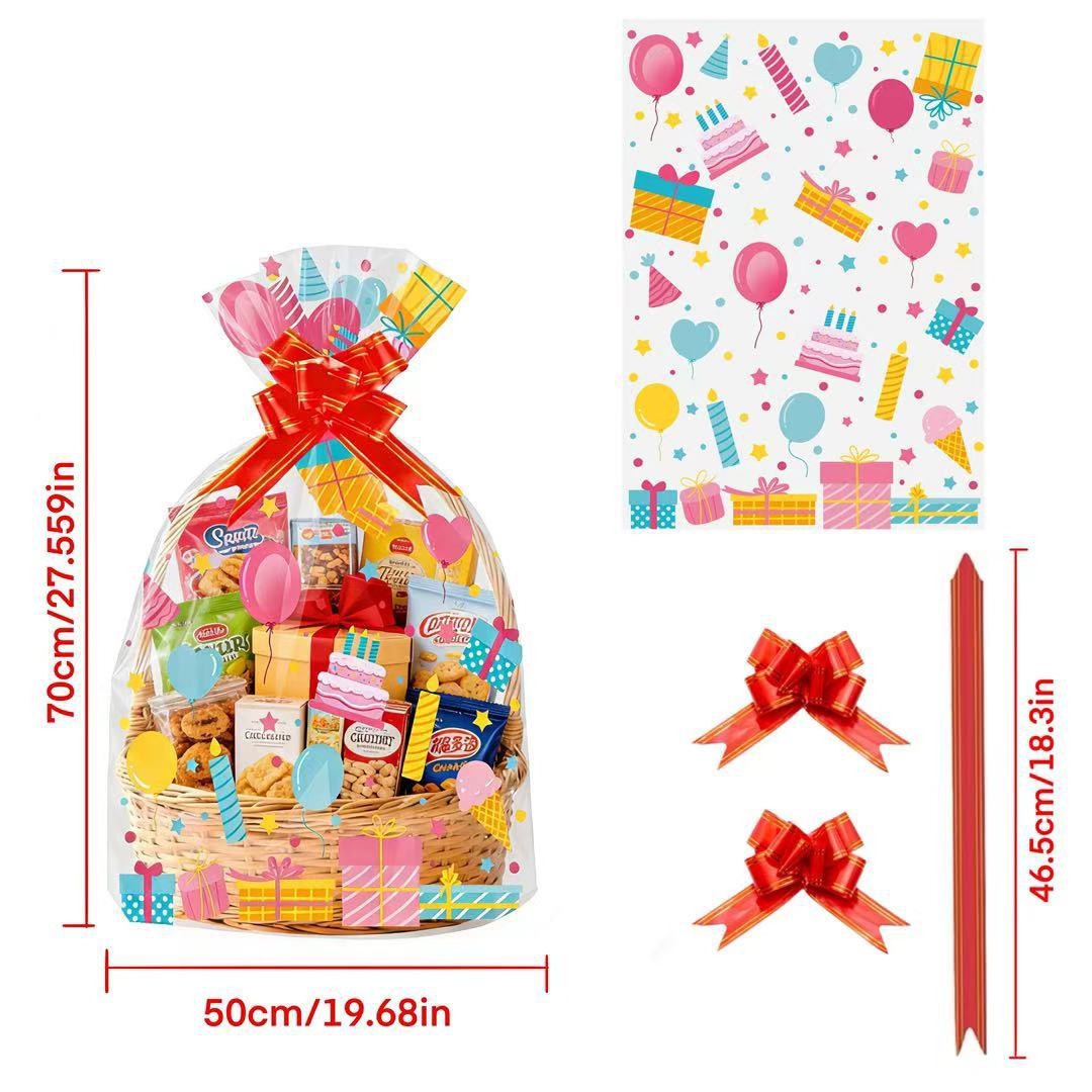 20pcs Birthday Print Clear OPP - Snacks Food Gift Baskets review and price