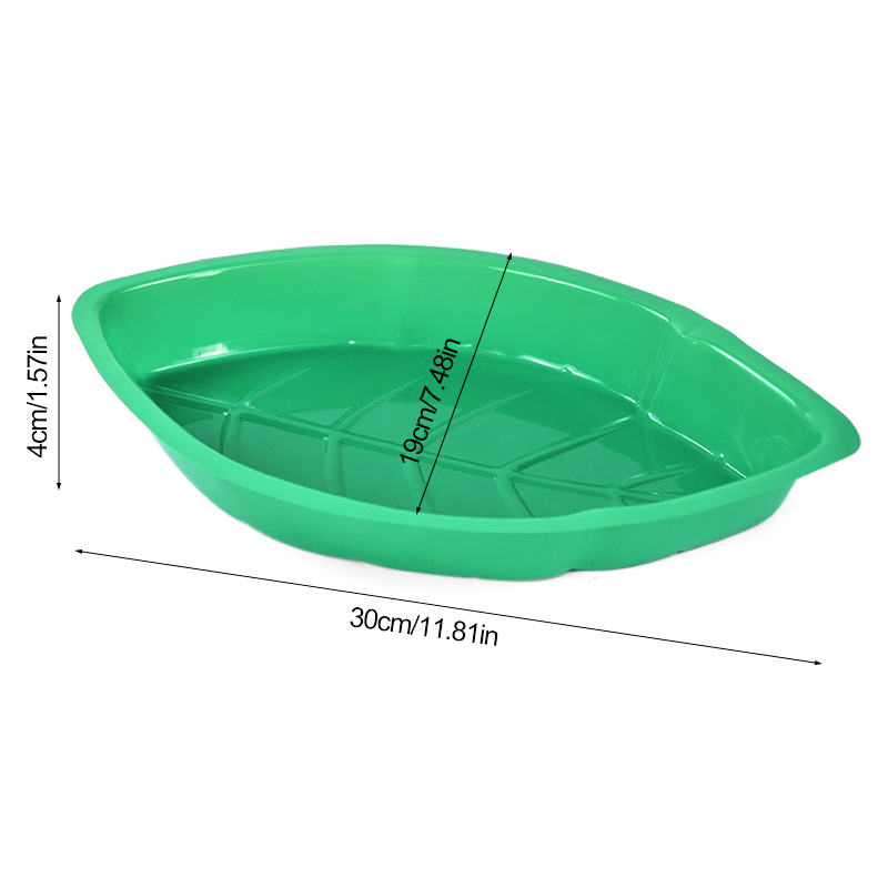 6Pcs Green Palm Leaf Plate Sna - Food Snacks That Are Green review and price