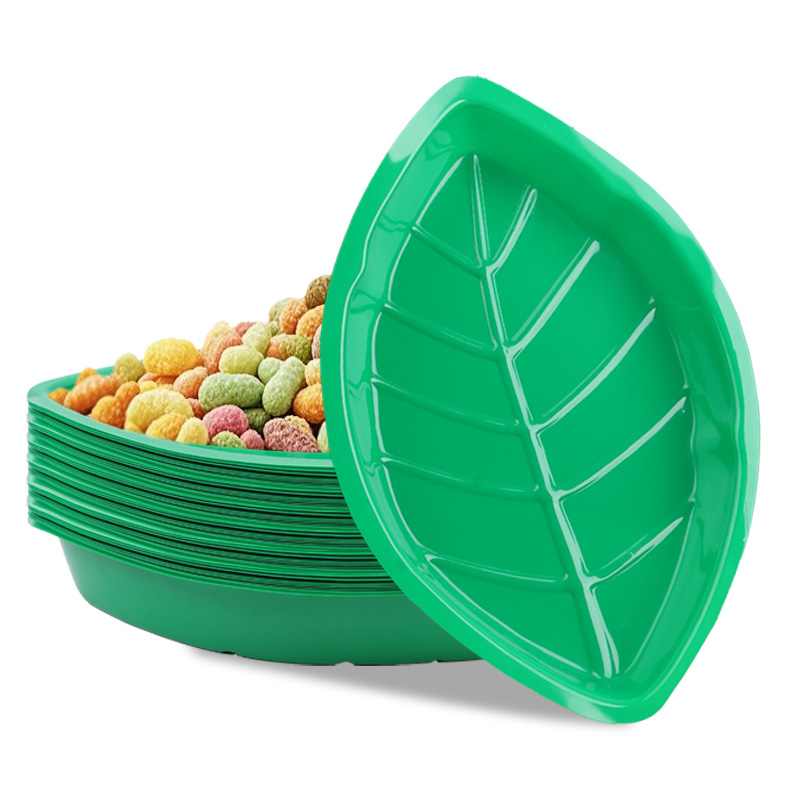 6Pcs Green Palm Leaf Plate Sna - Food Snacks That Are Green review and price