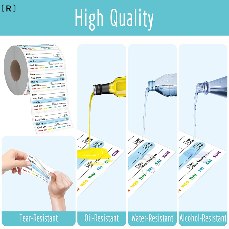 〔R〕300Pcs Roll Kitchen Date Fo - Food Snacks Label review and price