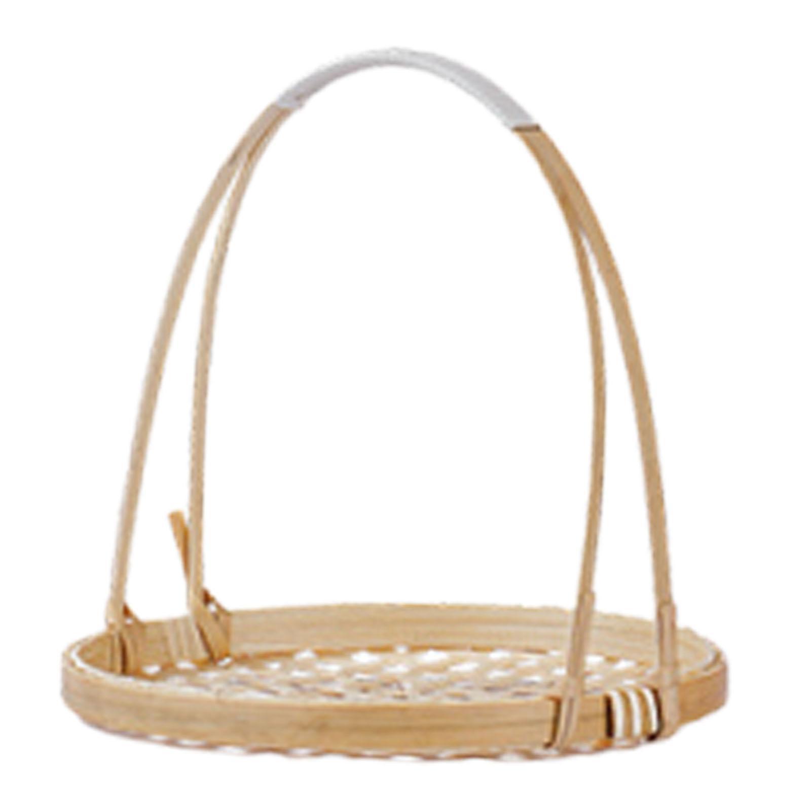 Woven Basket Tray Bamboo Snack - Snacks Food Gift Baskets review and price