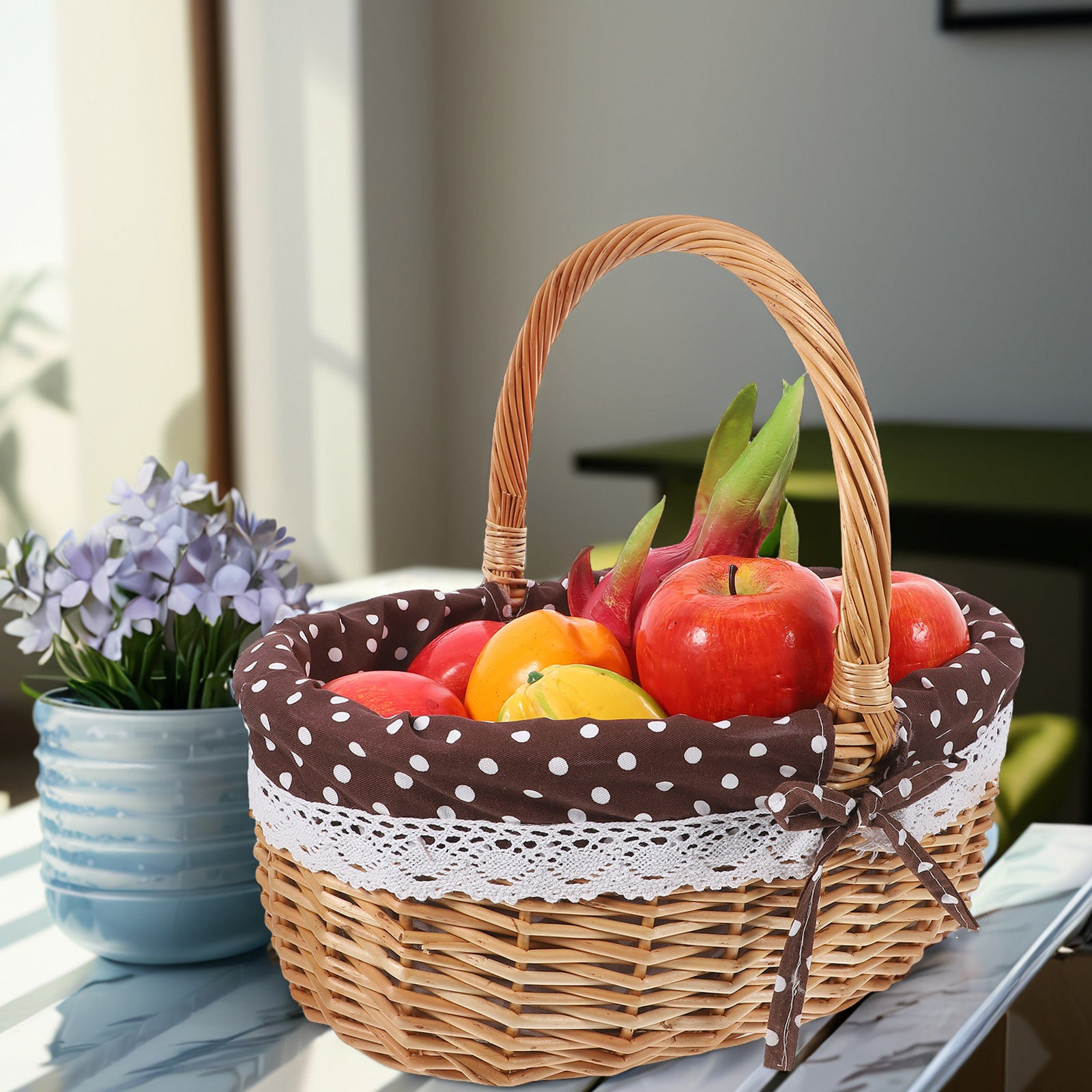 Handmade Wicker Storage Basket - Snacks Food Gift Baskets review and price