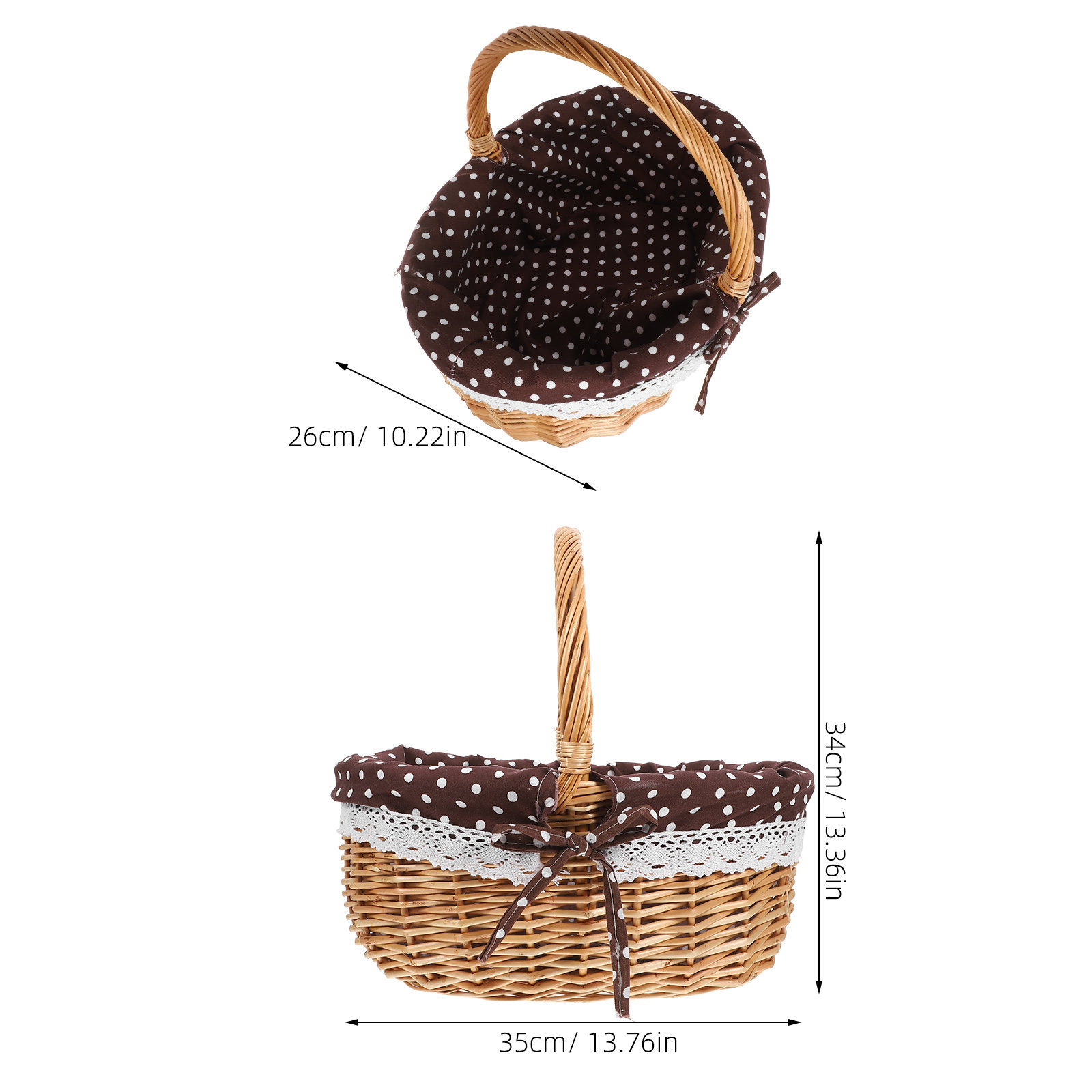 Handmade Wicker Storage Basket - Snacks Food Gift Baskets review and price
