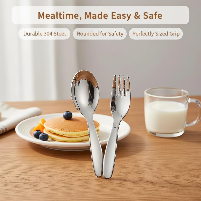 Compact Stainless Spoon And Fo - Food Snacks Ideas review and price