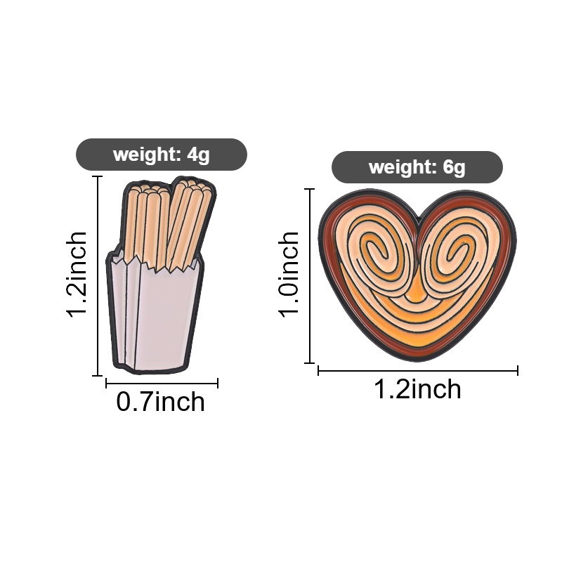 Funny Snack Enamel Pin, Churro - Food Snacks Gifts review and price
